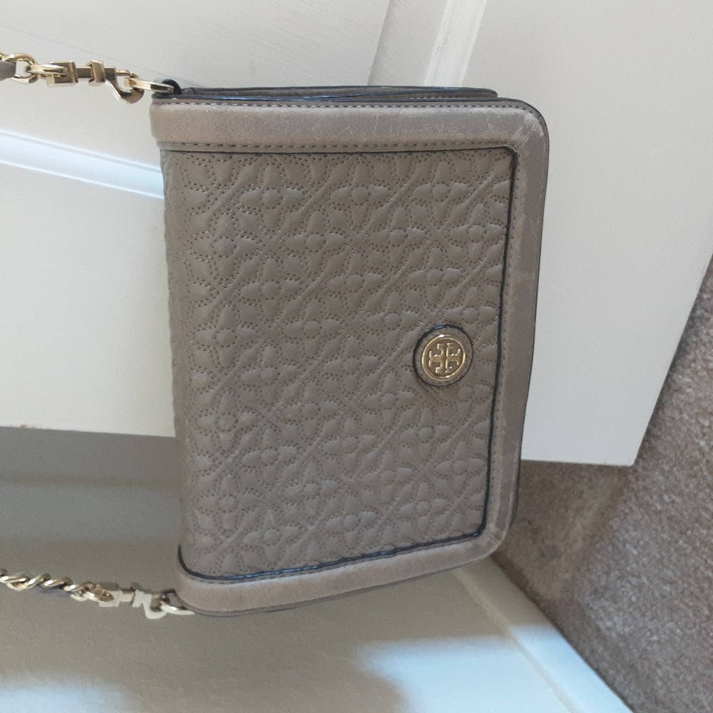 Tory Burch gray crossbody
